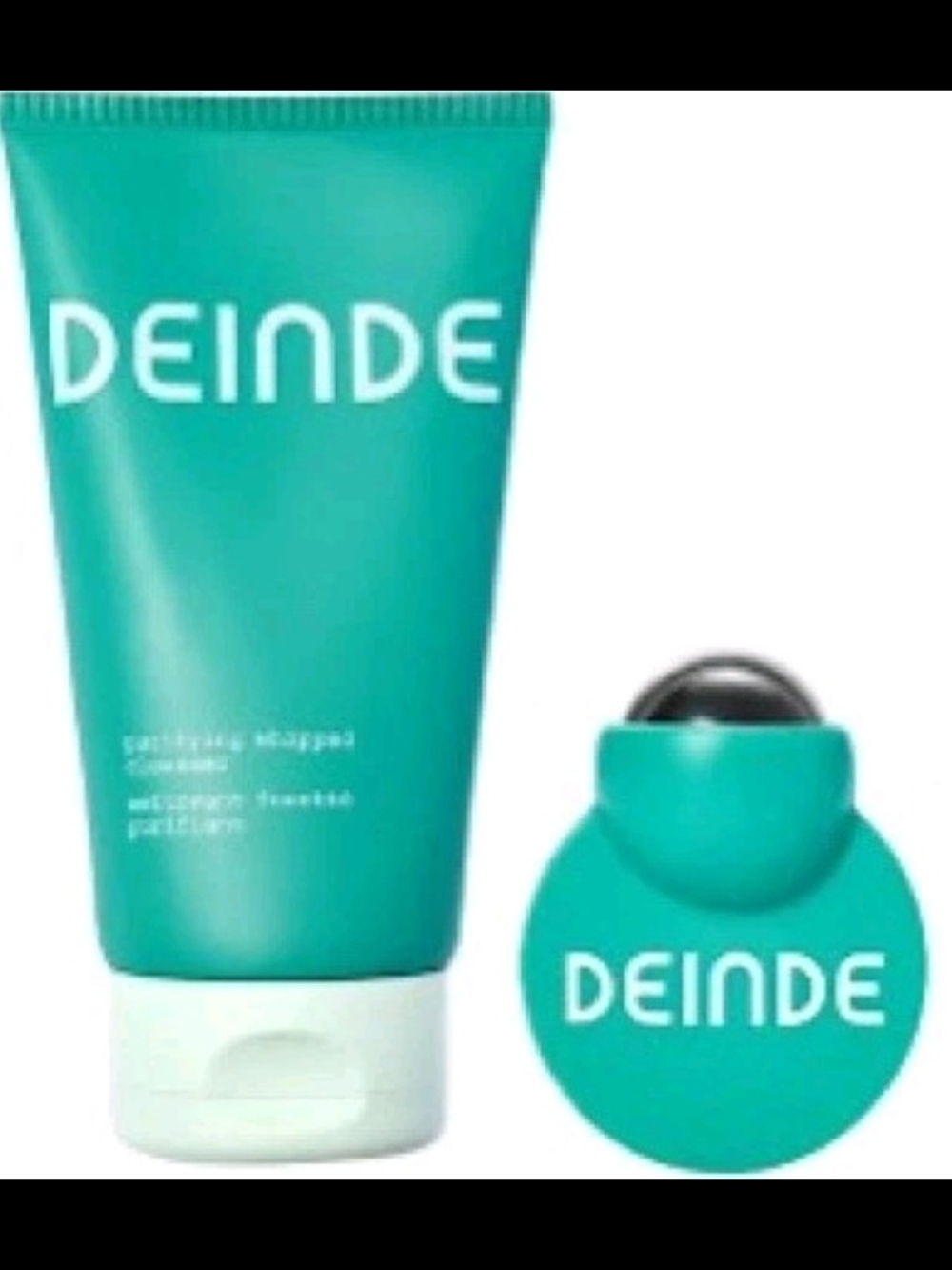 DEINDE two-piece 5.1 oz Whipped Cleanse & Eye Cooling Roller. Anti-aging NWT